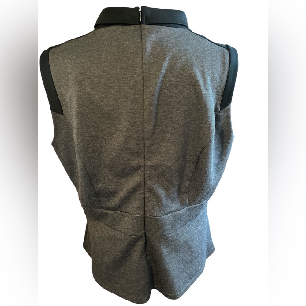 7th Avenue NY Co.Black,Gray, Gold.White & metallic Sleeveless Tweed Top Size XXL - Picture 5 of 12